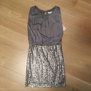 Coldwater Creek sequined blouson dress